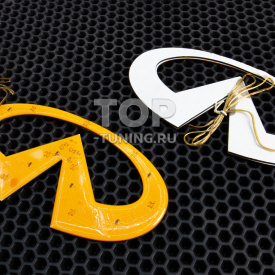 Гибкая светодиодная вставка под эмблему LED на Infiniti (190 х 95 mm)