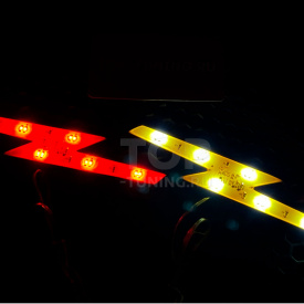 Гибкая светодиодная вставка под эмблему LED на Opel (144х26 мм)