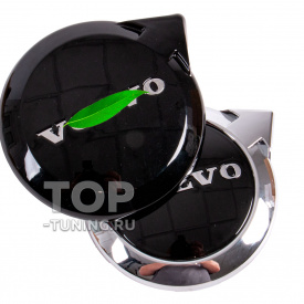 Антихром накладка на эмблему решетки радиатора Volvo 