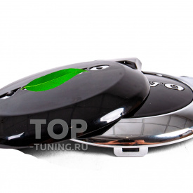 Антихром накладка на эмблему решетки радиатора Volvo 