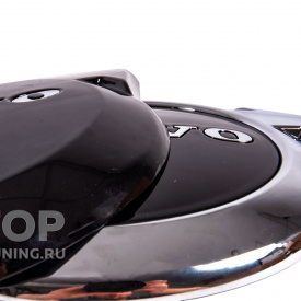 Антихром накладка на эмблему решетки радиатора Volvo 