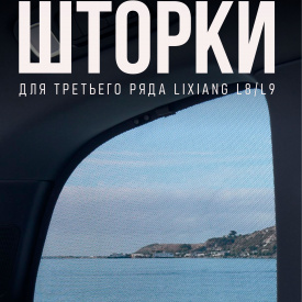 Оригинальные солнцезащитные шторки для третьего ряда Lixiang