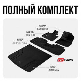 Оригинальные коврики Li Auto для Lixiang L7 (Салон + багажник)