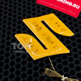 Гибкая светодиодная вставка под эмблему LED на Suzuki (100х100 мм)