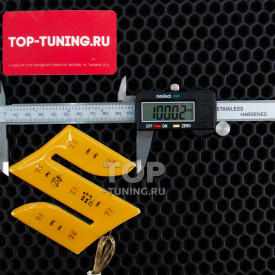 Гибкая светодиодная вставка под эмблему LED на Suzuki (100х100 мм)