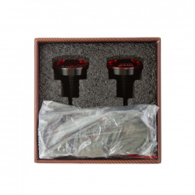 Универсальные круглые габаритные огни MTF Light (Красный свет, LED, 12V, 25 мм)