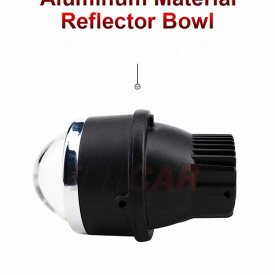 Линзованные ПТФ в 80 мм. в бампер M617 (ближний / дальний свет) 5500К