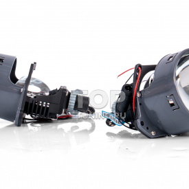 Светодиодные БИ-линзы P1 Universal (5500К) в фары авто