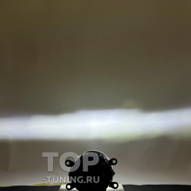 Светодиодные ПТФ M701 (2 в 1, 6000К. 90 мм.) с ДХО в бампер авто