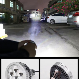 Светодиодные линзы i6 White (80 мм, 5500К, H7, H11) дальнего света с ДХО в фары авто