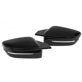 Черные крышки зеркал M-Style 2 для BMW 3 G20, 5 G30. 7 G11