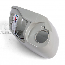 Облицовки зеркал с повторителями поворота и ДХО на Infiniti M-37 (2010+)