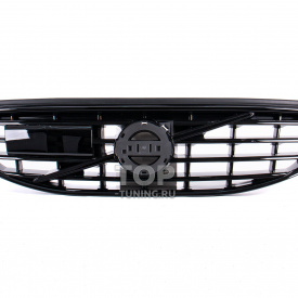 Решетка радиатора Black Thor (под дистроник) для Volvo XC60 (2014-2017)