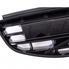 Решетка радиатора Black Thor (под дистроник) для Volvo XC60 (2014-2017)