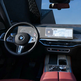 Защита ES 750 х 140 мм. для приборной панели и мультимедиа BMW (7, i4, iX, XM, X5, X6, X7, 2, 3, 4) 