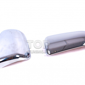 Хромированные накладки на зеркала для Mitsubishi Lancer X (2007+)