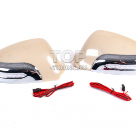 Крышки зеркал с повторителями поворота для Opel Astra J (2009+)