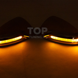 Крышки зеркал с повторителями поворота для Opel Astra J (2009+)