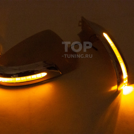 Крышки зеркал с повторителями поворота для Opel Astra J (2009+)