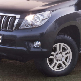 Маски на передние противотуманные фары для Toyota Land Cruiser Prado 150 (2009-2013)