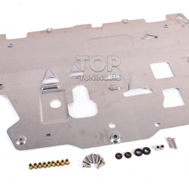 Алюминиевая защита двигателя 4 мм. для Volvo S60, S90, V60, V90, XC60, XC90 (SPA)