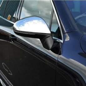 Накладки из нержавеющей стали на зеркала Volkswagen Touareg II (2010-2018)