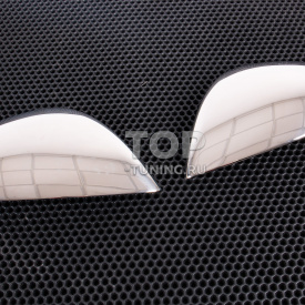 Накладки из нержавеющей стали на зеркала Volkswagen Touareg II (2010-2018)