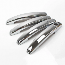 Хромированные накладки из нержавеющей стали на дверные ручки Opel Insignia (2008-2017)