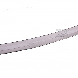 Накладка из нержавеющей стали на задний бампер для Toyota Highlander (2010-2014)