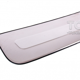 Накладка из нержавеющей стали на задний бампер для Toyota Highlander (2010-2014)