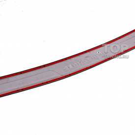 Накладка из нержавеющей стали на задний бампер для Toyota Highlander (2010-2014)