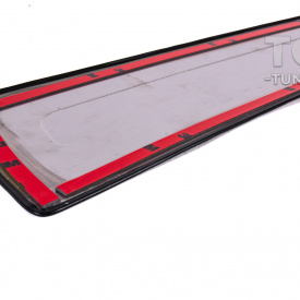 Накладка из нержавеющей стали на задний бампер для Toyota Highlander (2010-2014)