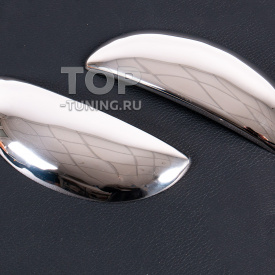 Хромированные накладки на ручки дверей из нержавеющей стали для Citroen C1 (2005-2014)