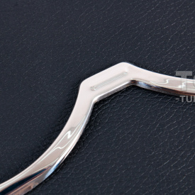 Окантовка на подстаканник из нержавеющей стали для Hyundai IX35 (2010-2015)