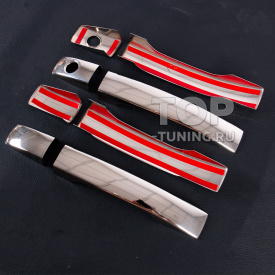 Накладки на дверные ручки из нержавеющей стали для SsangYong Actyon Sports (2006-2011)