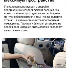 Оригинальный круглый столик в подстаканник для Lixiang L6, L7, L8, L9