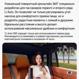 Оригинальный круглый столик в подстаканник для Lixiang L6, L7, L8, L9