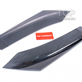 Элероны заднего бампера Advance на Kia Rio 4