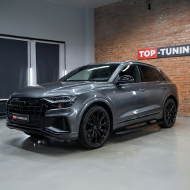 Выдвижные пороги ступени RRS для Audi Q8 (2018-2026)