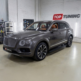 Выдвижные пороги ступени RRS для Bentley Bentyaga (2015-2026)