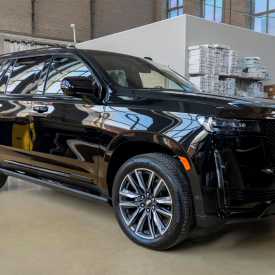 Выдвижные пороги ступени RRS для Cadillac Escalade V (2020-2023)