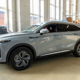 Выдвижные пороги ступени RRS для Exeed RX 2023+