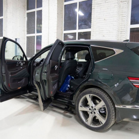 Выдвижные пороги ступени RRS для Genesis GV80