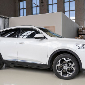 Выдвижные пороги ступени RRS для Haval F7x (2019 - 2024)