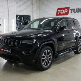Выдвижные пороги ступени RRS для eep Grand Cherokee WK2 (2013-2022)