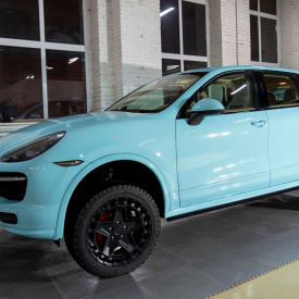 Выдвижные пороги ступени RRS для Porsche Cayenne II (2014-2017)