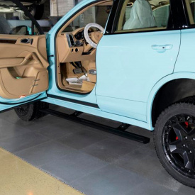 Выдвижные пороги ступени RRS для Porsche Cayenne II (2014-2017)