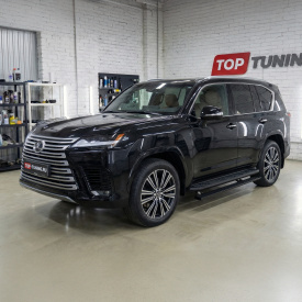 Выдвижные пороги ступени RRS для Lexus LX600 (2021+)