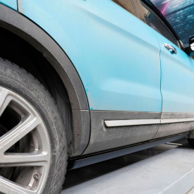 Выдвижные пороги ступени RRS для Ford Explorer V (2010-2019)