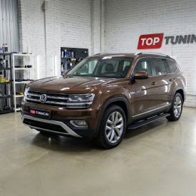 Выдвижные пороги ступени RRS для Volkswagen Teramont (2017-2023)